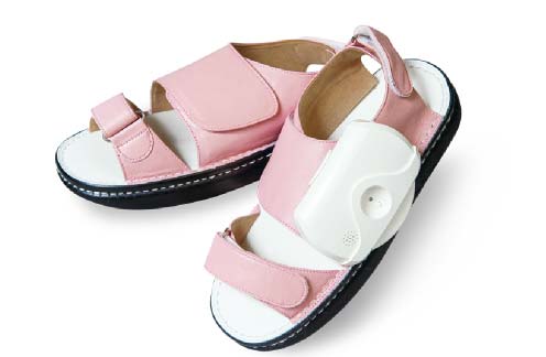 Pink sensor shoes