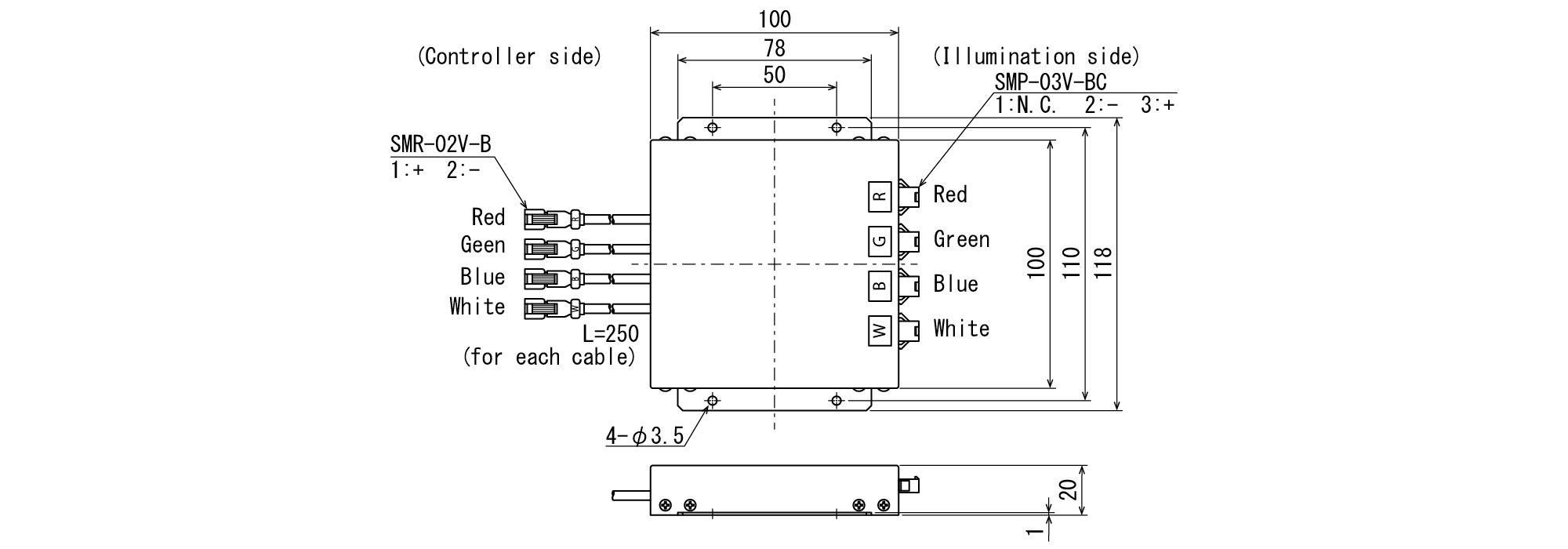 RBOX-30RGBW-T